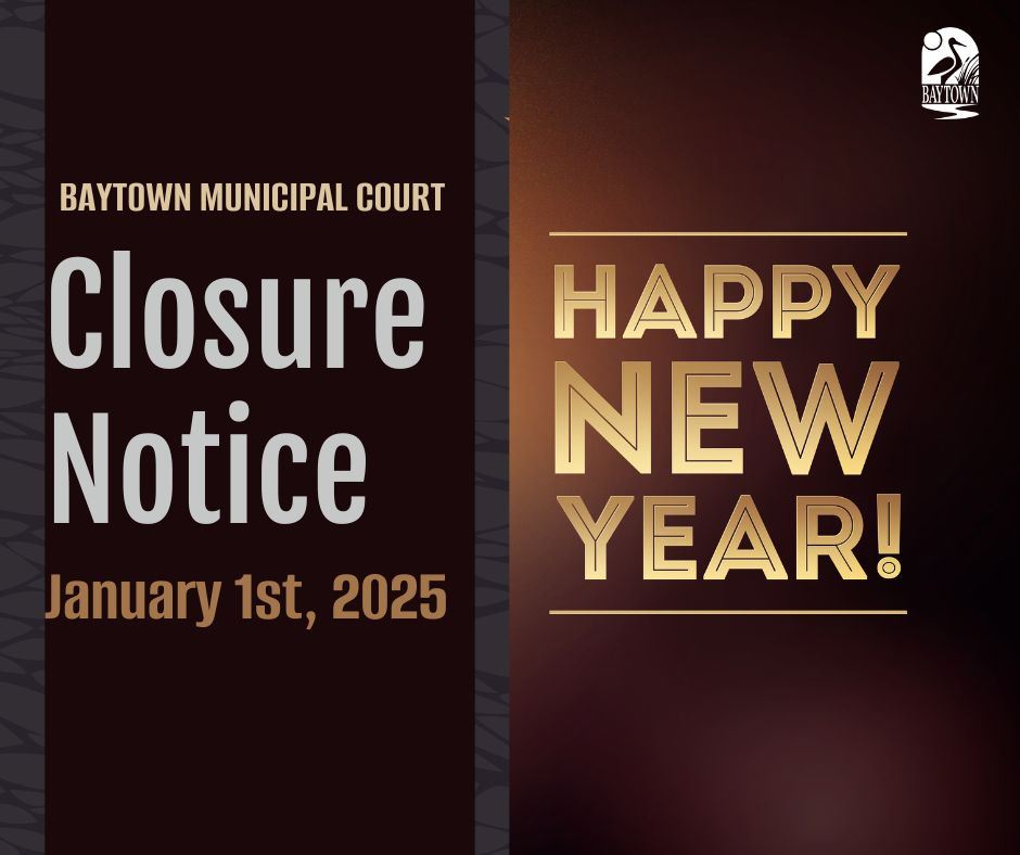Court Closure January 1st, 2025