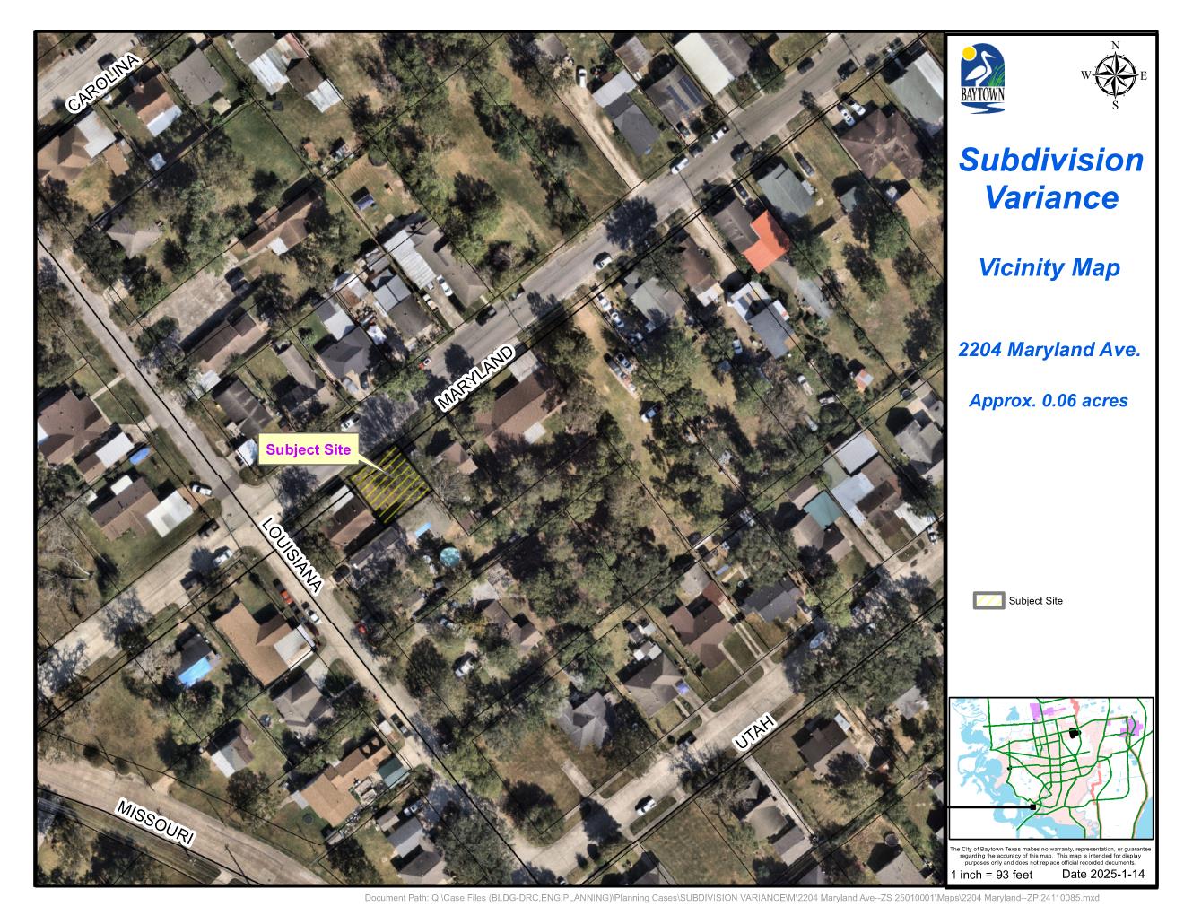 2204 Maryland--Vicinity Map--ZS 25010001