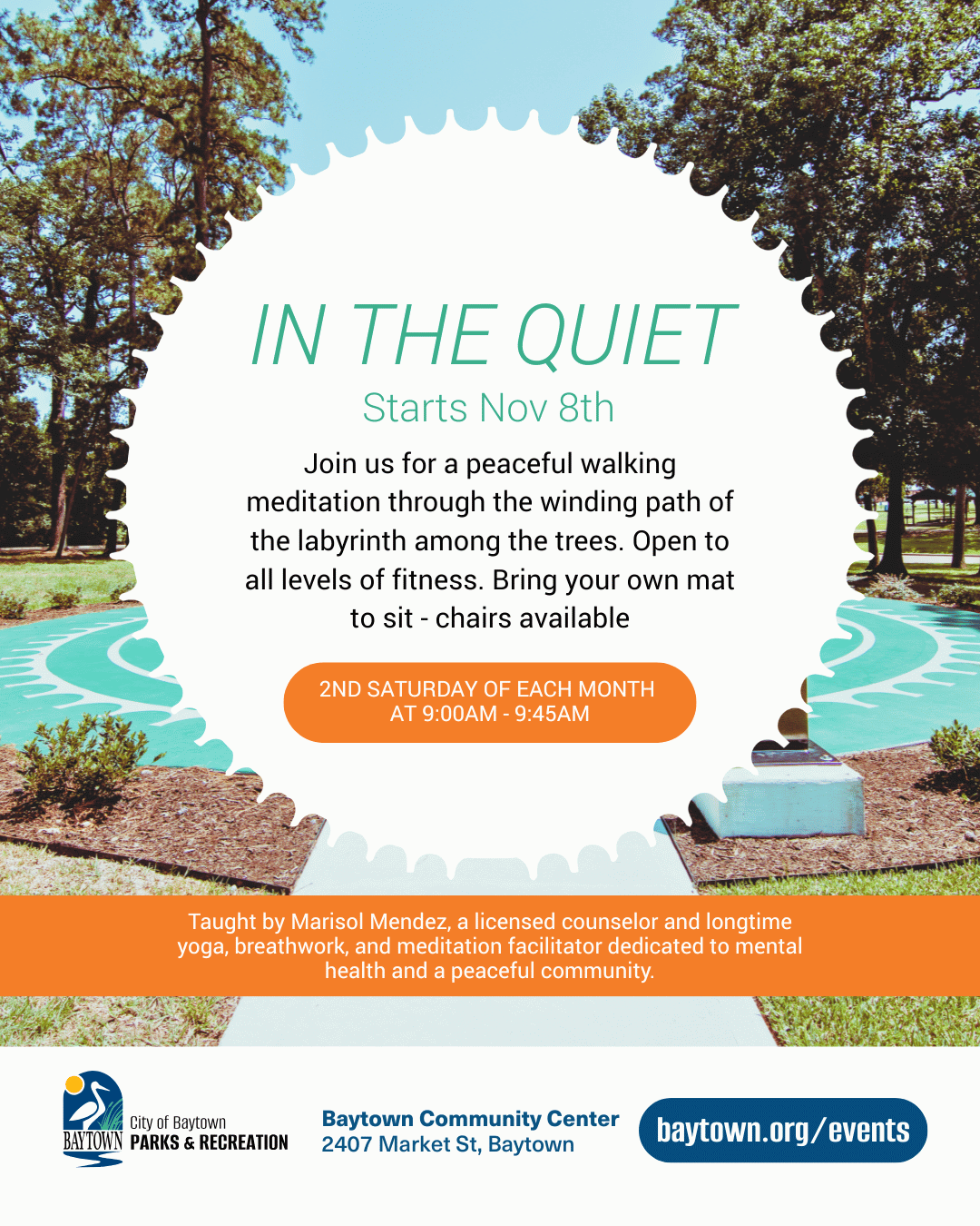 2025 Labyrinth Meditation- Social Flyer  