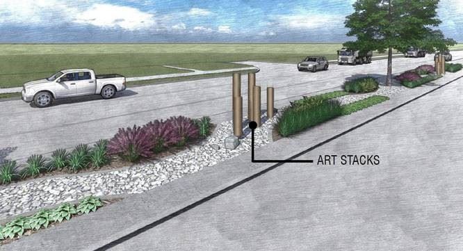 Art Stacks Garth Road