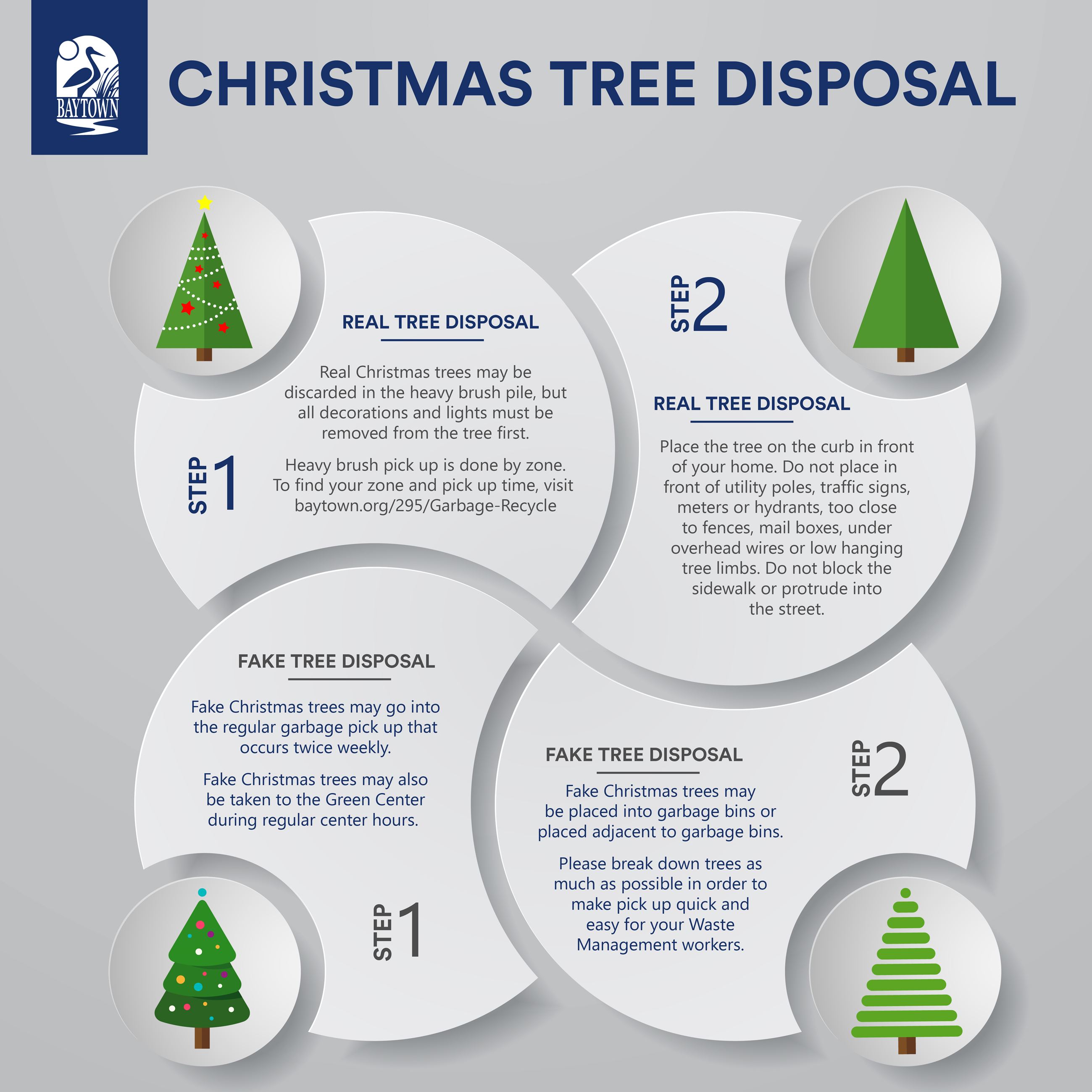 Steps for Baytown Christmas Tree Disposal 