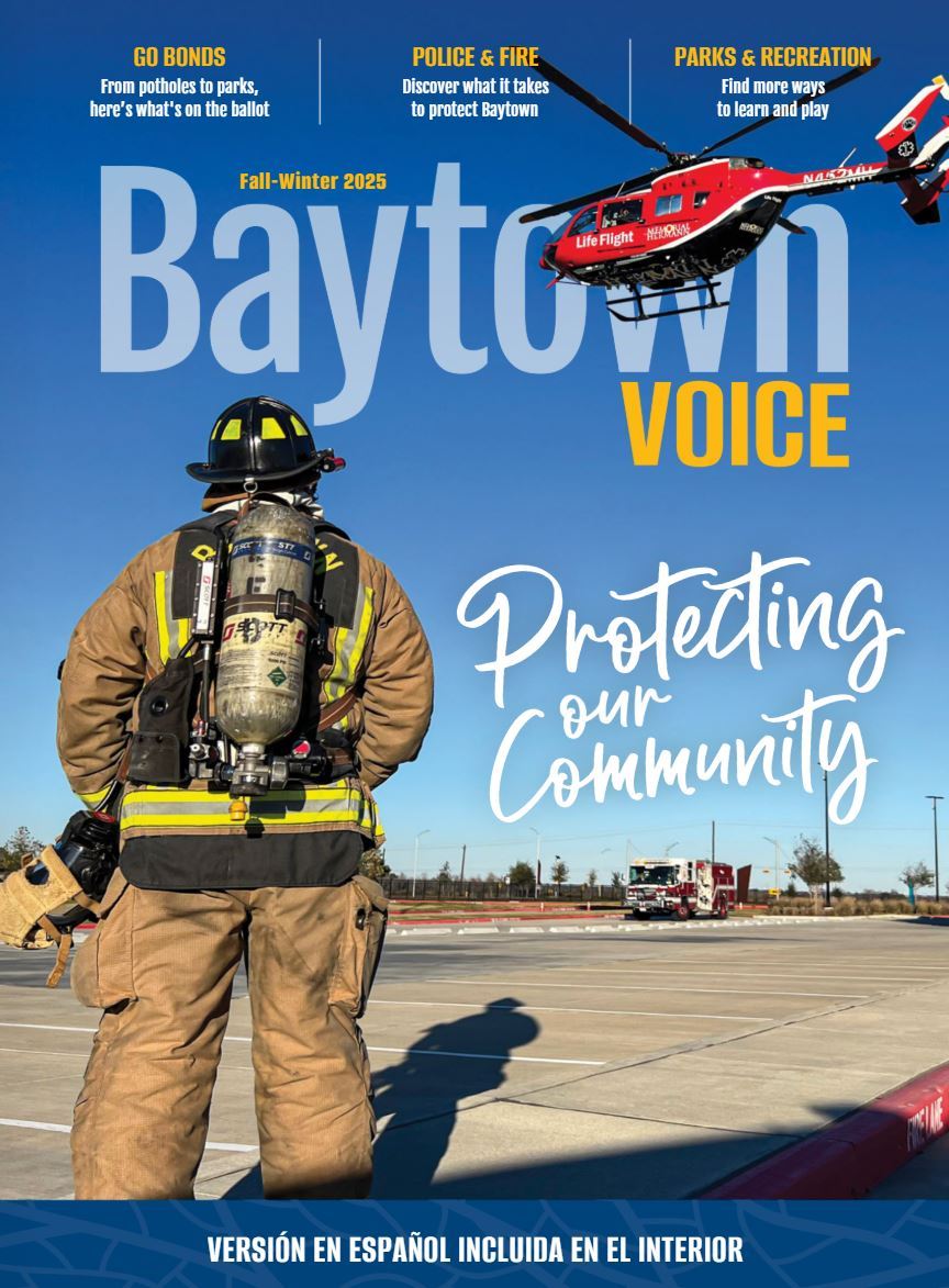 City of Baytown Voice Fall Winter 2025 Magazine Cover Image