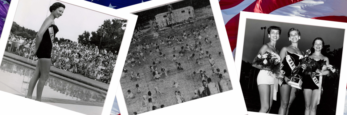 Baytown Texas July 4 th in the 1950s Photo Collage