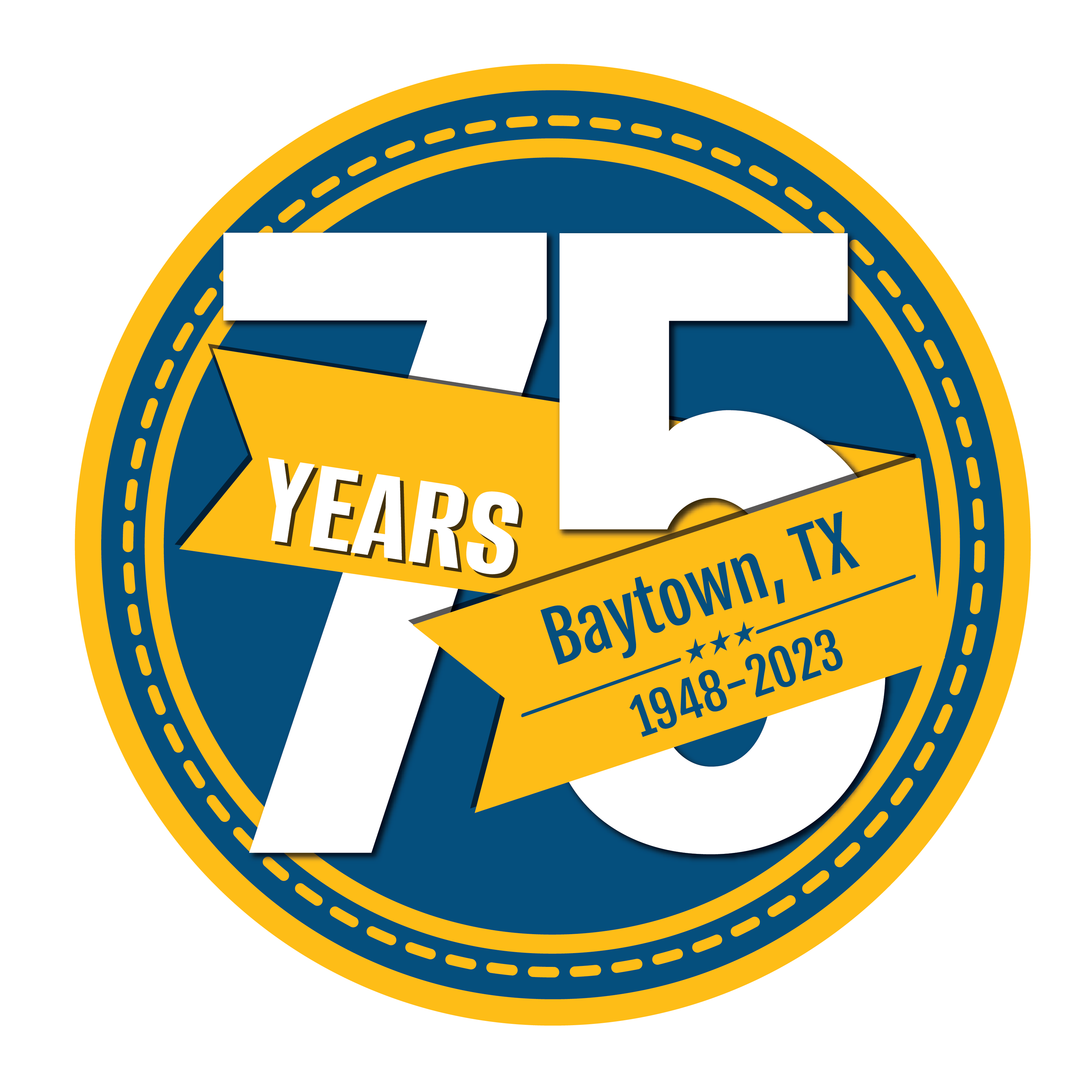 75th Year Seal Color Icon